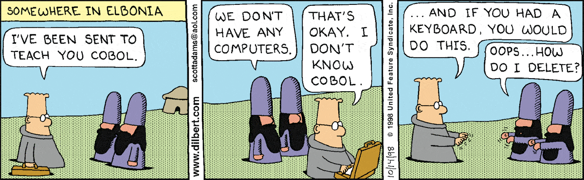 Dilbert Cartoon